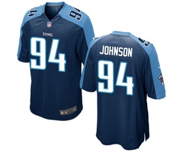 Youth Nike Tennessee Titans #94 Austin Johnson Navy Blue Alternate NFL Jersey