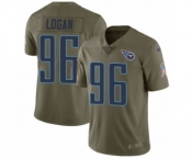 Youth Nike Tennessee Titans #96 Bennie Logan Limited Olive 2017 Salute to Service NFL Jersey