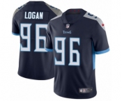 Youth Nike Tennessee Titans #96 Bennie Logan Navy Blue Team Color Vapor Untouchable Limited Player NFL Jersey