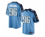Youth Nike Tennessee Titans #96 Sylvester Williams Limited Light Blue Team Color NFL Jersey