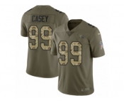 Youth Nike Tennessee Titans #99 Jurrell Casey Limited Olive Camo 2017 Salute to Service NFL Jersey