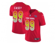 Youth Nike Tennessee Titans #99 Jurrell Casey Red Stitched NFL Limited AFC 2018 Pro Bowl Jersey