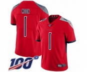 Youth Tennessee Titans #1 Warren Moon Limited Red Inverted Legend 100th Season Football Jersey