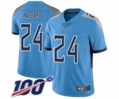 Youth Tennessee Titans #24 Kenny Vaccaro Light Blue Alternate Vapor Untouchable Limited Player 100th Season Football Jersey
