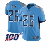 Youth Tennessee Titans #26 Logan Ryan Light Blue Alternate Vapor Untouchable Limited Player 100th Season Football Jersey