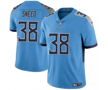 Youth Tennessee Titans #38 L'Jarius Sneed Blue Vapor Limited Football Stitched Jersey