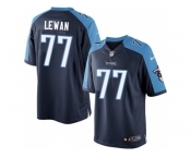 Youth Tennessee Titans #77 Taylor Lewan Navy Blue NFL Jersey