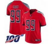 Youth Tennessee Titans #99 Jurrell Casey Limited Red Inverted Legend 100th Season Football Jersey