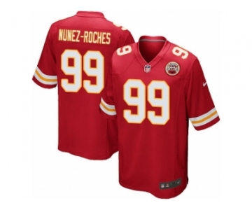 Men Nike Kansas City Chiefs #99 Rakeem Nunez-Roches Game Red Team Color NFL Jersey