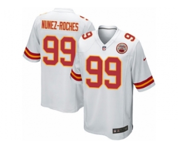 Men Nike Kansas City Chiefs #99 Rakeem Nunez-Roches Game White NFL Jersey
