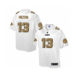 nike nfl jerseys kansas city chiefs #13 hilton Pro Line White[game][hilton]