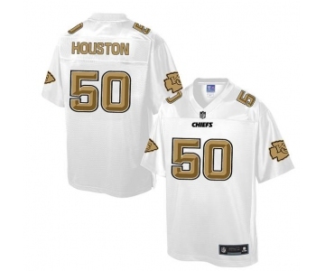 nike nfl jerseys kansas city chiefs #50 houston Pro Line White[game][houston]