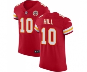 Men's Nike Kansas City Chiefs #10 Tyreek Hill Red Team Color Vapor Untouchable Elite Player NFL Jersey