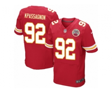Men's Nike Kansas City Chiefs #92 Tanoh Kpassagnon Elite Red Team Color NFL Jersey