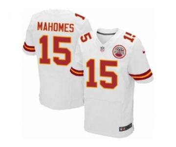 Nike Chiefs #15 Patrick Mahomes II White Men's Stitched NFL Elite Jersey