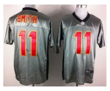 nike nfl jerseys kansas city chiefs #11 smith grey[Elite shadow]