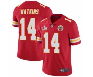 Kansas City Chiefs #14 Sammy Watkins Red 2021 Super Bowl LV Jersey