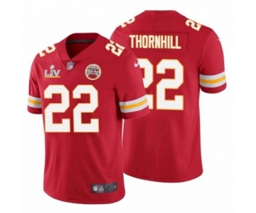 Kansas City Chiefs #22 Juan Thornhill Red 2021 Super Bowl LV Jersey