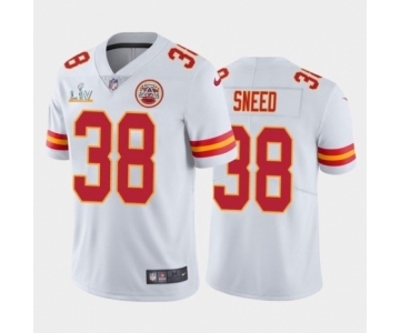 Kansas City Chiefs #38 L'Jarius Sneed White Super Bowl LV Jersey