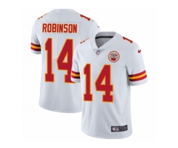 Men Nike Kansas City Chiefs #14 Demarcus Robinson White Vapor Untouchable Limited Player NFL Jersey