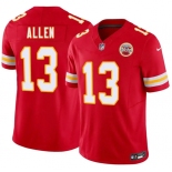 Men’s Kansas City Chiefs #13 Cyrus Allen Red 2026 Draft F.U.S.E. Vapor Untouchable Limited Football Stitched Jersey