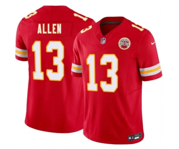 Men’s Kansas City Chiefs #13 Cyrus Allen Red 2026 Draft F.U.S.E. Vapor Untouchable Limited Football Stitched Jersey