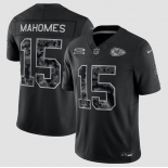 Men's Kansas City Chiefs #15 Patrick Mahomes Black 2026 F.U.S.E. Salute to Service Limited Football Stitched Jersey Men's Kansas City Chiefs #15 Patrick Mahomes Black 2026 F.U.S.E. Salute to Service Limited Football Stitched Jersey
