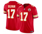 Men’s Kansas City Chiefs #17 Alohi Gilman Red 2026 F.U.S.E. Vapor Untouchable Limited Stitched Football Jersey