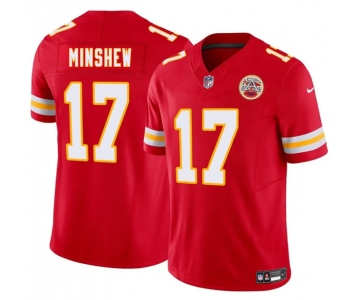 Men's Kansas City Chiefs #17 Gardner Minshew Red 2025 F.U.S.E. Vapor Untouchable Limited Football Stitched Jersey