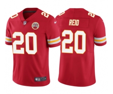 Men's Kansas City Chiefs #20 Justin Reid Red Vapor Limited Football Jersey Stitched