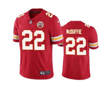 Men's Kansas City Chiefs #22 Trent McDuffie Nike Red Vapor Untouchable Limited Jersey