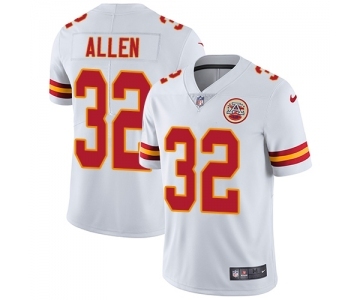 Men's Kansas City Chiefs #32 Marcus Allen White Vapor Untouchable Limited Player Football Jersey