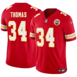 Men’s Kansas City Chiefs #34 Mason Thomas Red 2026 Draft F.U.S.E. Vapor Untouchable Limited Football Stitched Jersey Men’s Kansas City Chiefs #34 Mason Thomas Red 2026 Draft F.U.S.E. Vapor Untouchable Limited Football Stitched Jersey