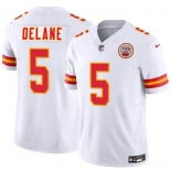 Men’s Kansas City Chiefs #5 Mansoor Delane White 2026 Draft F.U.S.E. Vapor Untouchable Limited Football Stitched Jersey Men’s Kansas City Chiefs #5 Mansoor Delane White 2026 Draft F.U.S.E. Vapor Untouchable Limited Football Stitched Jersey