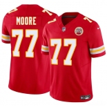 Men's Kansas City Chiefs #77 Jaylon Moore Red 2025 F.U.S.E. Vapor Untouchable Limited Football Stitched Jersey