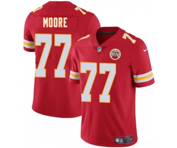 Men's Kansas City Chiefs #77 Jaylon Moore Red 2025 Vapor Untouchable Limited Football Stitched Jersey