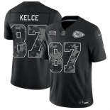 Men's Kansas City Chiefs #87 Travis Kelce Black 2026 F.U.S.E. Salute to Service Limited Football Stitched Jersey Men's Kansas City Chiefs #87 Travis Kelce Black 2026 F.U.S.E. Salute to Service Limited Football Stitched Jersey