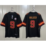 Men’s Kansas City Chiefs #9 Kenneth Walker III Black 2026 Vapor Untouchable Limited Stitched Football Jersey