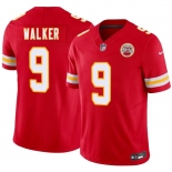 Men’s Kansas City Chiefs #9 Kenneth Walker III Red 2026 F.U.S.E. Vapor Untouchable Limited Stitched Football Jersey