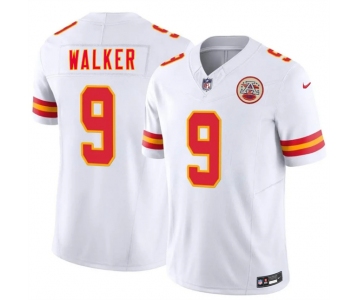 Men’s Kansas City Chiefs #9 Kenneth Walker III White 2026 F.U.S.E. Vapor Untouchable Limited Stitched Football Jersey