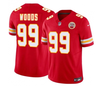 Men’s Kansas City Chiefs #99 Peter Woods Red 2026 Draft F.U.S.E. Vapor Untouchable Limited Football Stitched Jersey