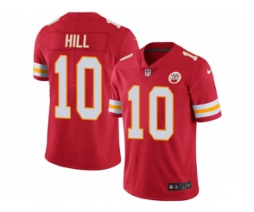 Men's Nike Kansas City Chiefs #10 Tyreek Hill Limited Red Rush NFL Jersey
