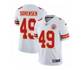 Men's Nike Kansas City Chiefs #49 Daniel Sorensen Vapor Untouchable Limited White NFL Jersey