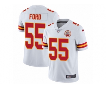 Men's Nike Kansas City Chiefs #55 Dee Ford Vapor Untouchable Limited White NFL Jersey
