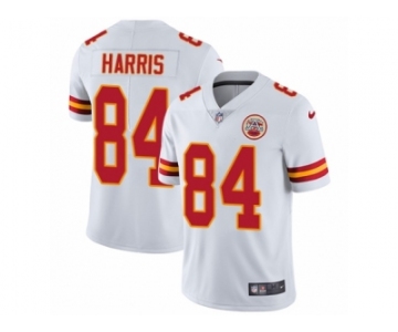 Men's Nike Kansas City Chiefs #84 Demetrius Harris Vapor Untouchable Limited White NFL Jersey