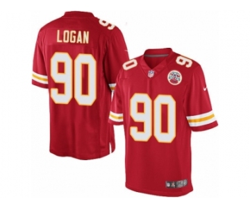 Men's Nike Kansas City Chiefs #90 Bennie Logan Limited Red Team Color NFL Jersey