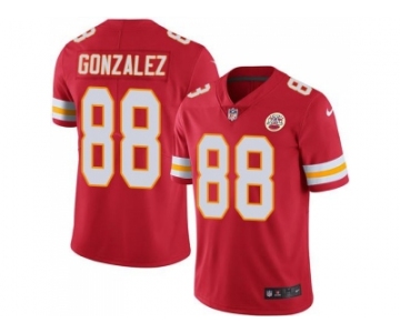 Nike Kansas City Chiefs #88 Tony Gonzalez Red Men's Stitched NFL Limited Rush Jersey