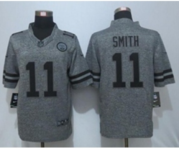nike nfl jerseys kansas city chiefs #11 smith gray[nike Limited]