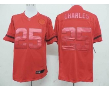 nike nfl jerseys kansas city chiefs #25 charles red[drenched limited]