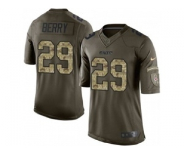 nike nfl jerseys kansas city chiefs #29 berry army green[nike Limited Salute To Service]